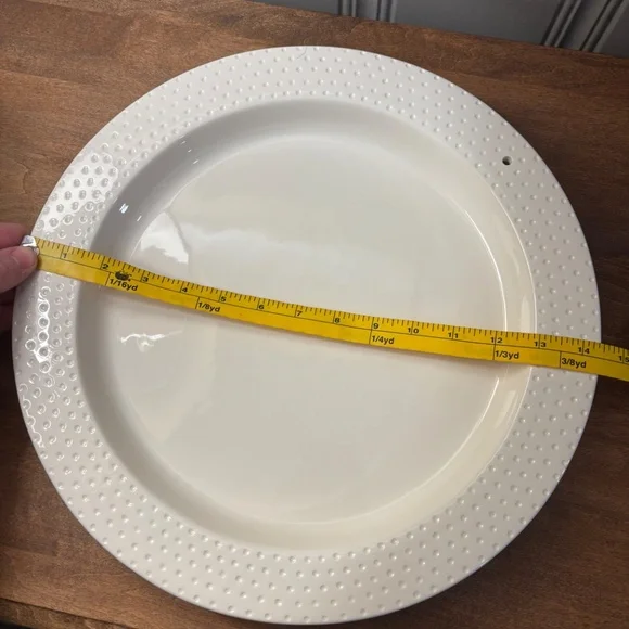 Nora Fleming round Swiss dot platter - Picture 6 of 6